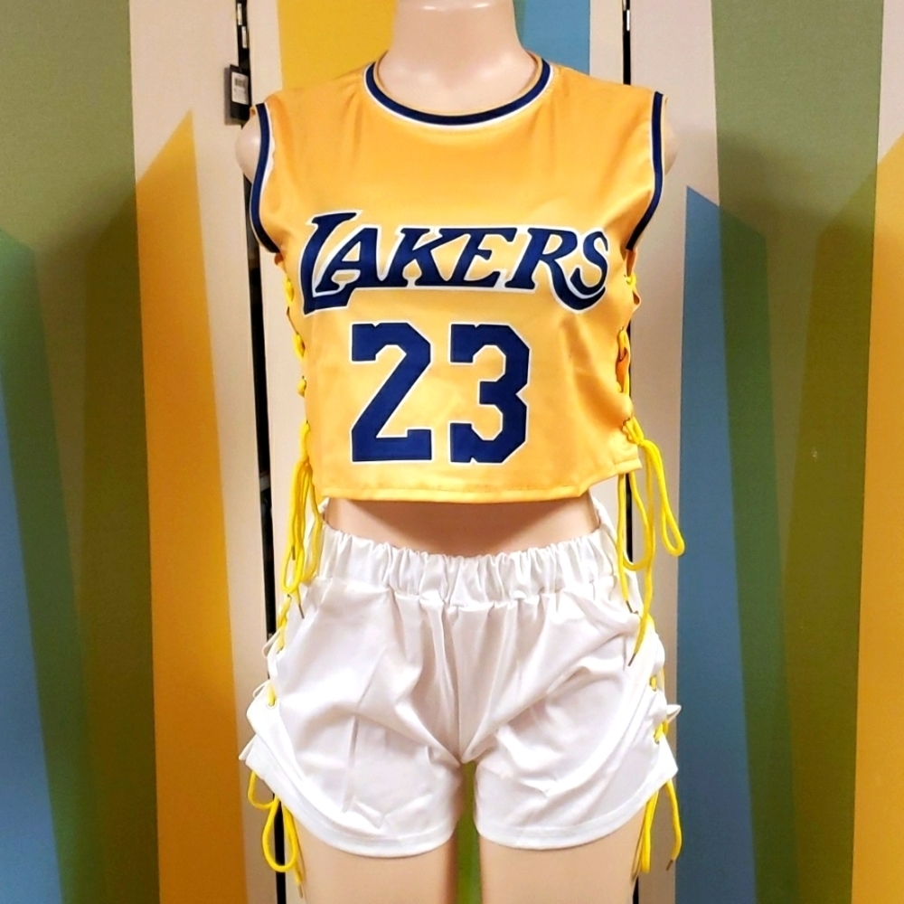 NWT LAKERS JERSEY SETS